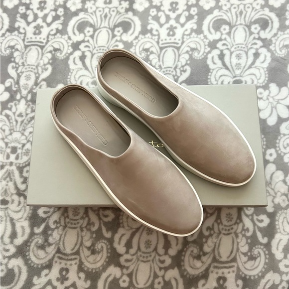 Wolf and Shepherd Women’s Cruise Mules Warm Grey Size 9 - Picture 3 of 12